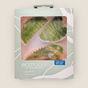 Ecotools Limited Edition Real Jade Gua Sha Spa Kit Scalp Comb Body Facial